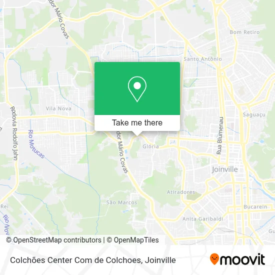 Colchões Center Com de Colchoes map