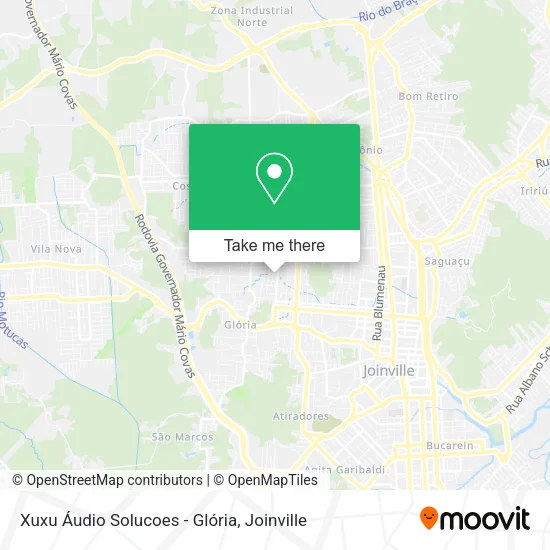 Xuxu Áudio Solucoes - Glória map