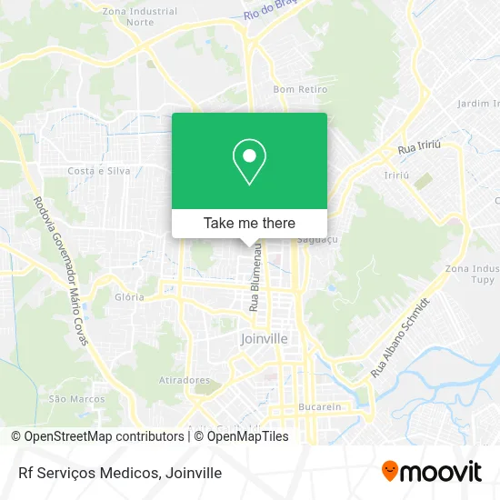 Rf Serviços Medicos map