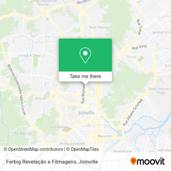 Ferbig Revelação e Filmagens map