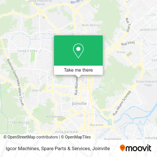Igcor Machines, Spare Parts & Services map