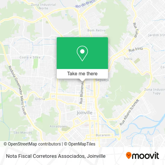 Nota Fiscal Corretores Associados map