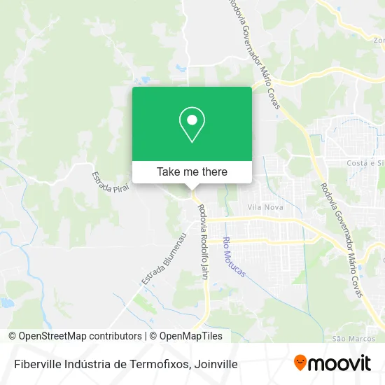 Fiberville Indústria de Termofixos map