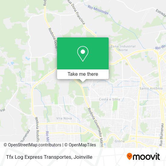 Tfx Log Express Transportes map
