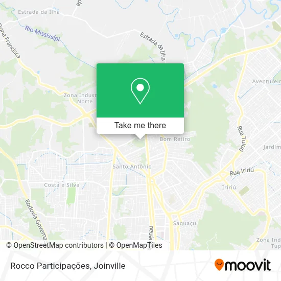 Rocco Participações map