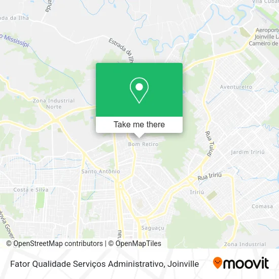 Fator Qualidade Serviços Administrativo map
