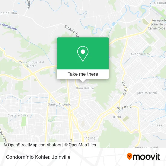 Condomínio Kohler map
