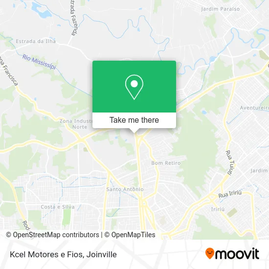 Kcel Motores e Fios map