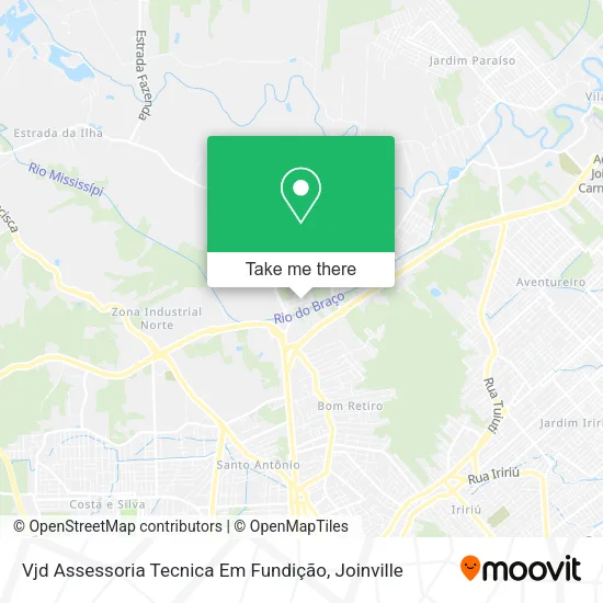 Vjd Assessoria Tecnica Em Fundição map