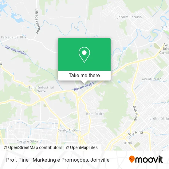 Prof. Tine - Marketing e Promoções map