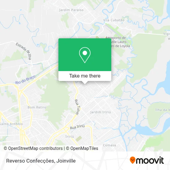 Reverso Confecções map