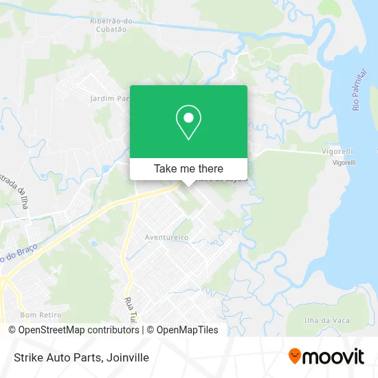 Strike Auto Parts map