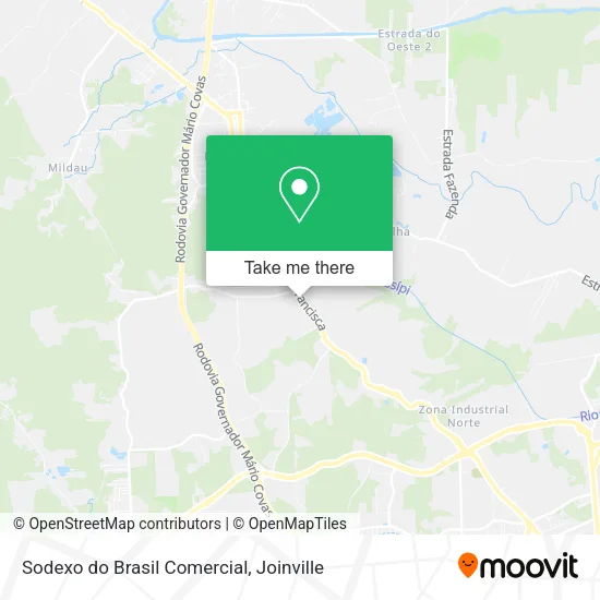 Sodexo do Brasil Comercial map