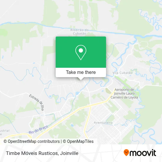 Timbe Móveis Rusticos map