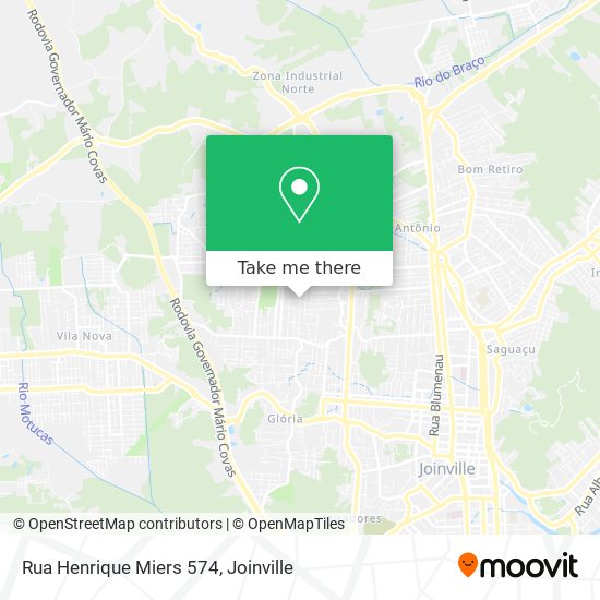 Rua Henrique Miers 574 map