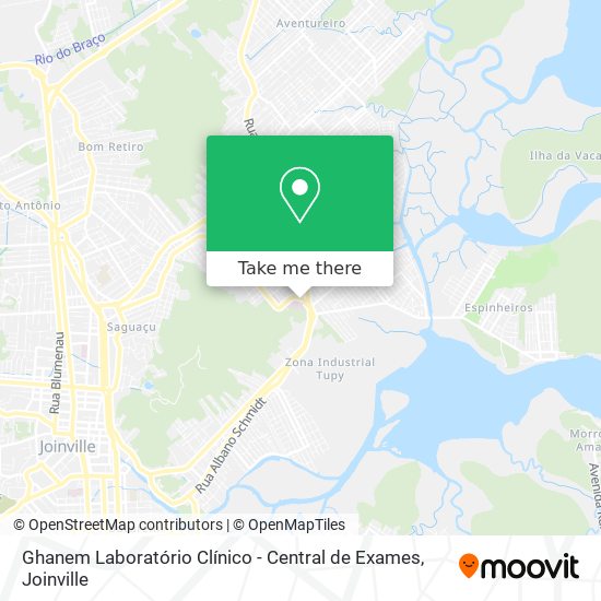 Mapa Ghanem Laboratório Clínico - Central de Exames
