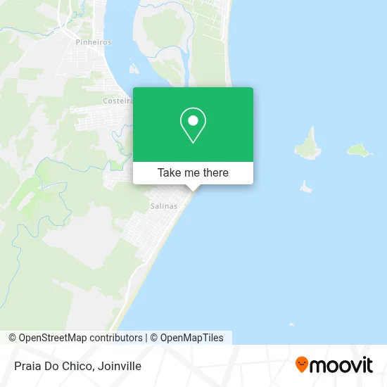 Praia Do Chico map