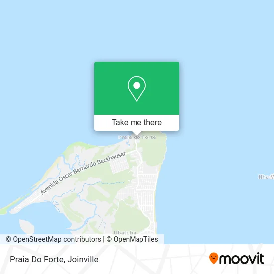 Praia Do Forte map