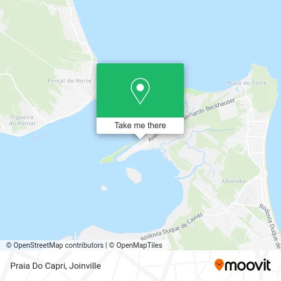 Praia Do Capri map