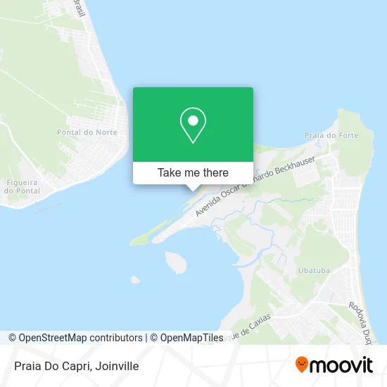 Praia Do Capri map