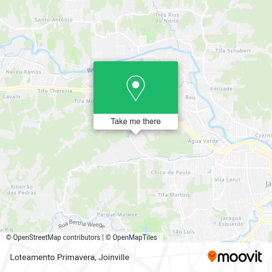 Loteamento Primavera map