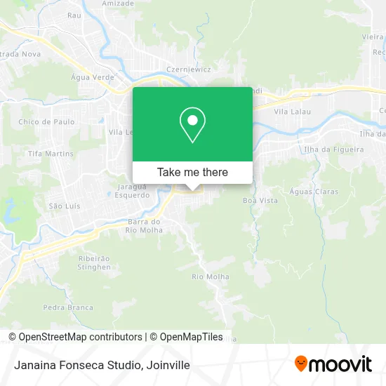 Janaina Fonseca Studio map