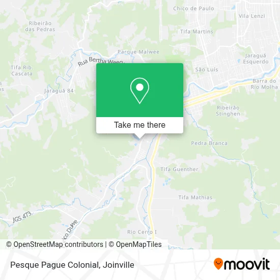 Pesque Pague Colonial map