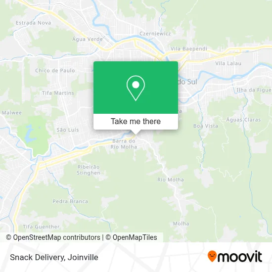 Snack Delivery map