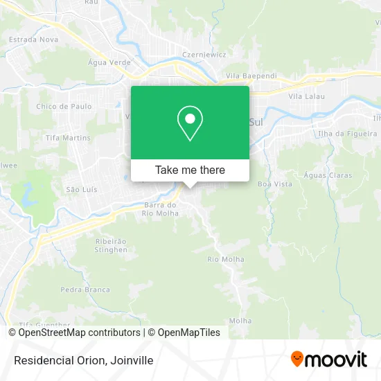 Residencial Orion map