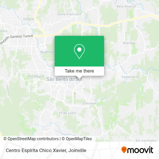 Centro Espírita Chico Xavier map