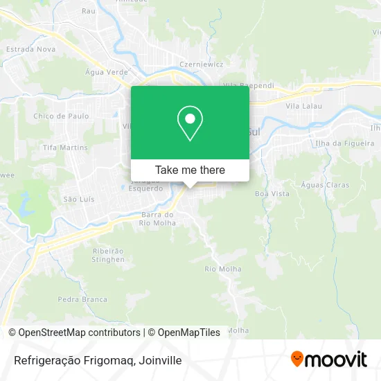 Refrigeração Frigomaq map
