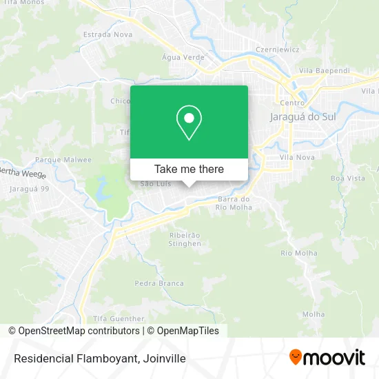 Residencial Flamboyant map