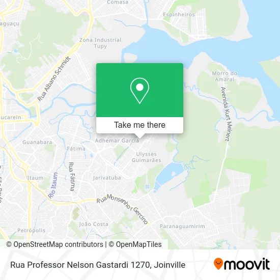 Rua Professor Nelson Gastardi 1270 map