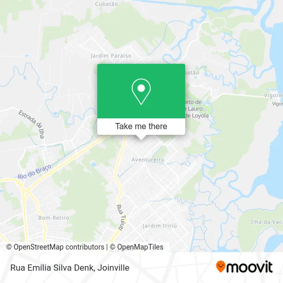 Rua Emília Silva Denk map