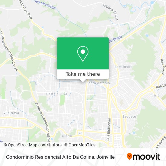 Condominio Residencial Alto Da Colina map