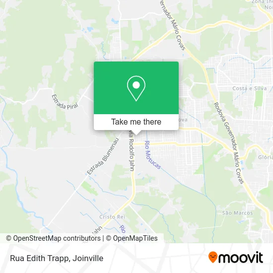 Rua Edith Trapp map
