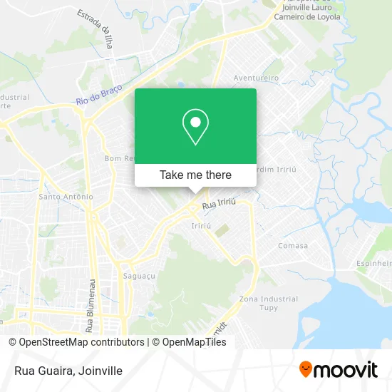 Rua Guaira map