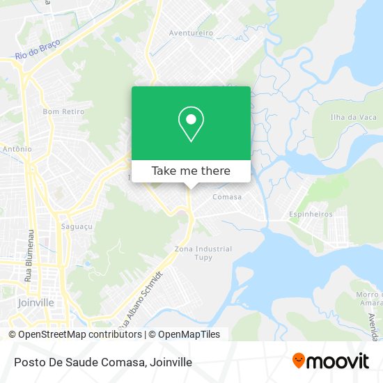 Posto De Saude Comasa map