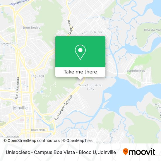 Mapa Unisociesc - Campus Boa Vista - Bloco U