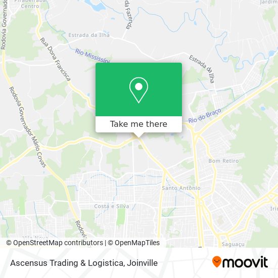 Ascensus Trading & Logistica map