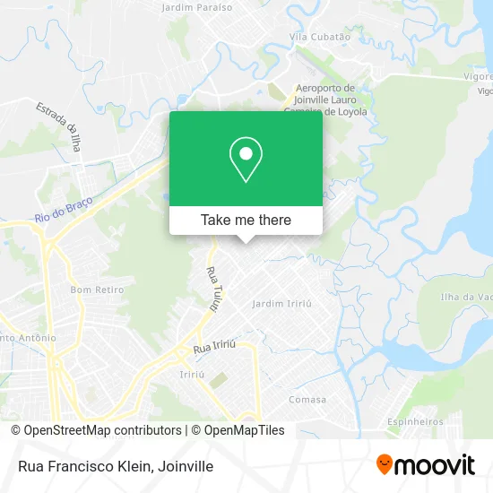 Rua Francisco Klein map