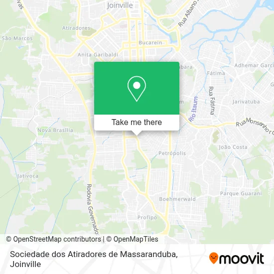 Sociedade dos Atiradores de Massaranduba map