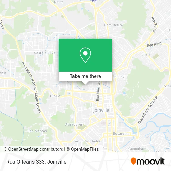 Rua Orleans 333 map