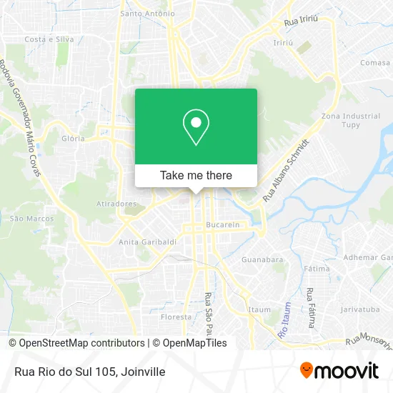Rua Rio do Sul 105 map