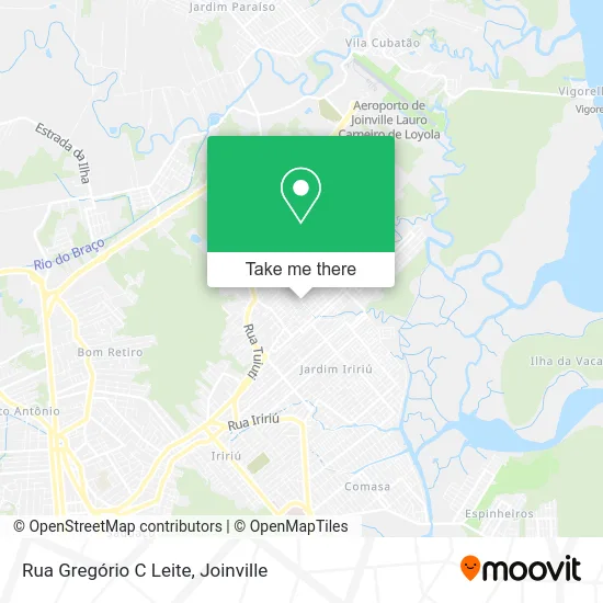 Rua Gregório C Leite map