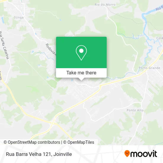 Rua Barra Velha 121 map