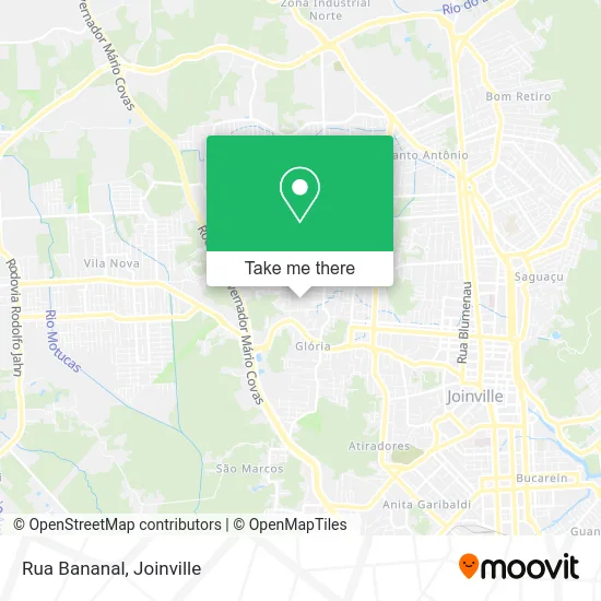 Rua Bananal map