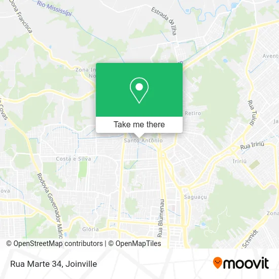 Rua Marte 34 map