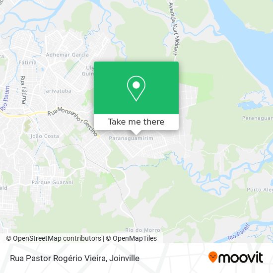 Rua Pastor Rogério Vieira map