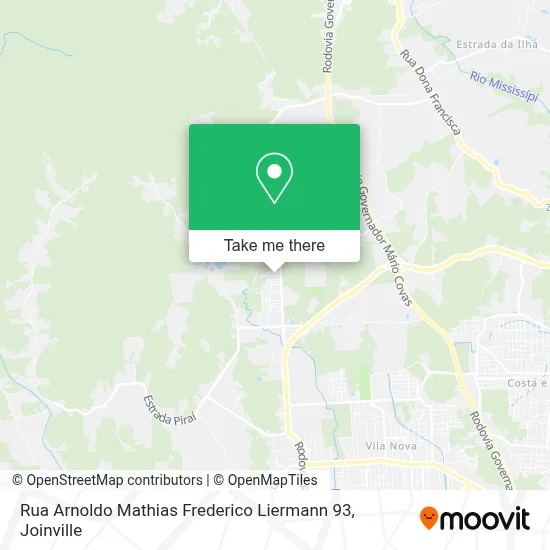 Rua Arnoldo Mathias Frederico Liermann 93 map
